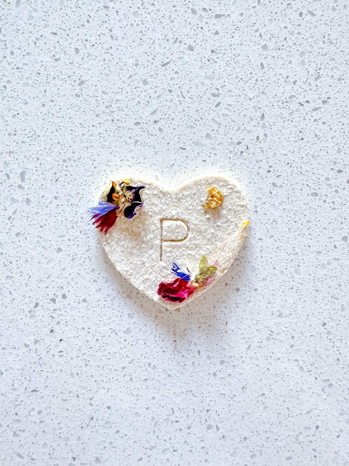 Lux Heart Custom Name Cookie