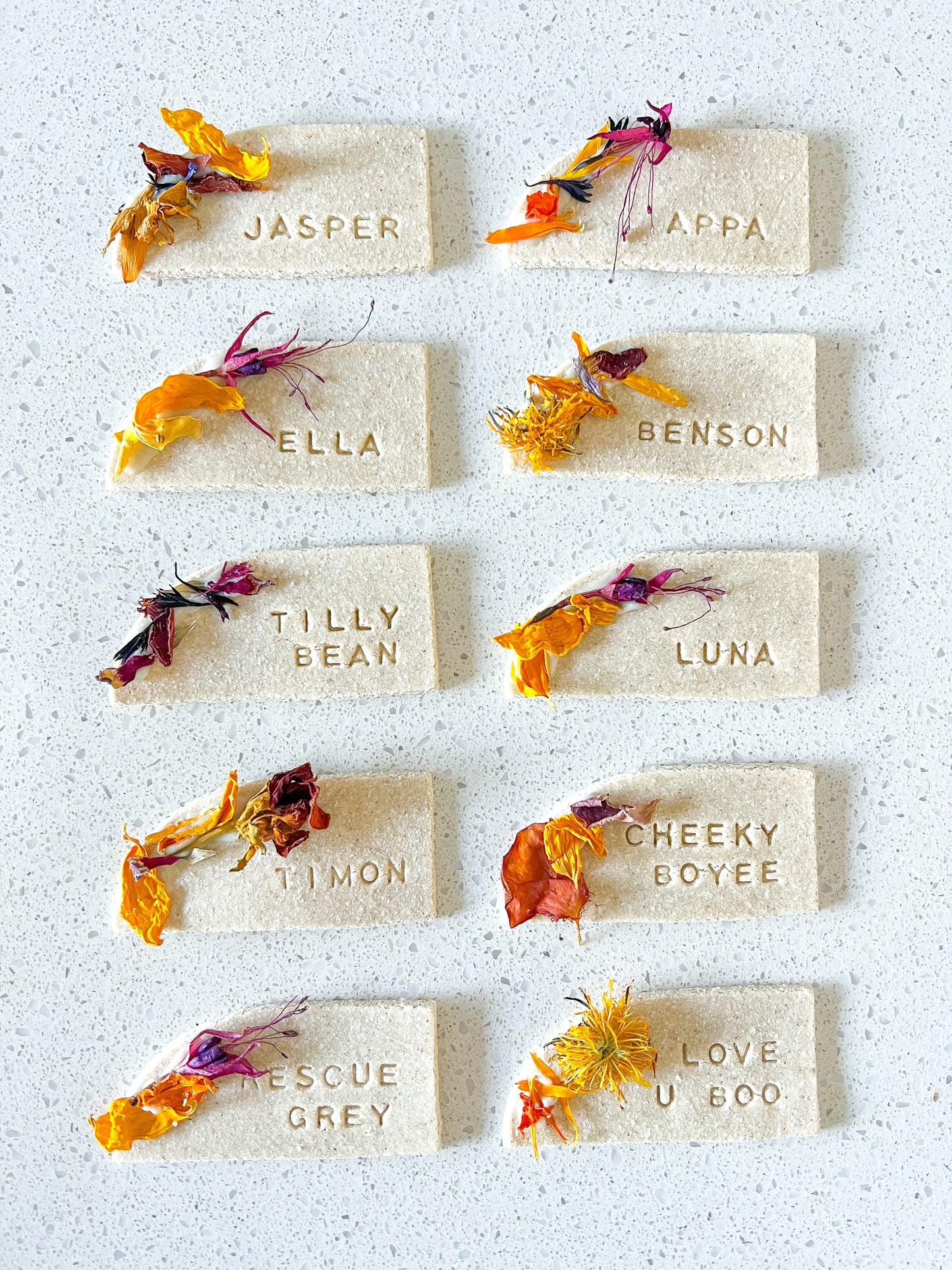 Custom Name Cookie - Floral